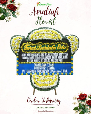 Papan Bunga Duka di Marabahan