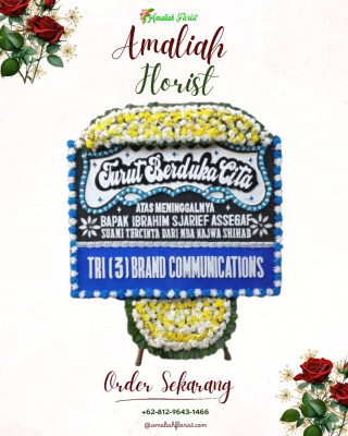 Papan Bunga Duka di Marabahan