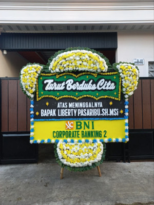 Papan Bunga Duka di Marabahan