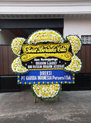 Papan Bunga Duka di Marabahan